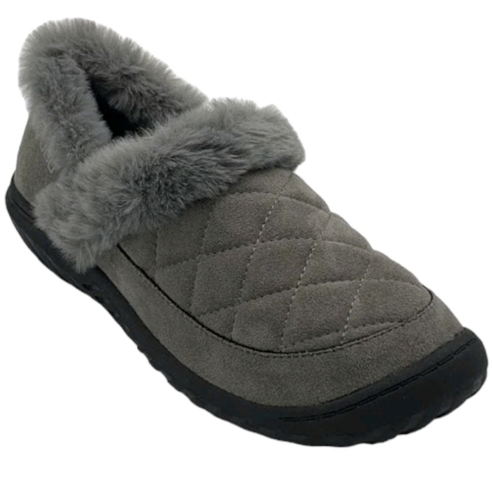 NEW JBU By Jambu Charcoal Aubrey Faux Suede Loafers Size 6
